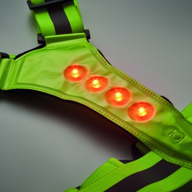 Logo trade promotional giveaway photo of: Reflective body belt with LED